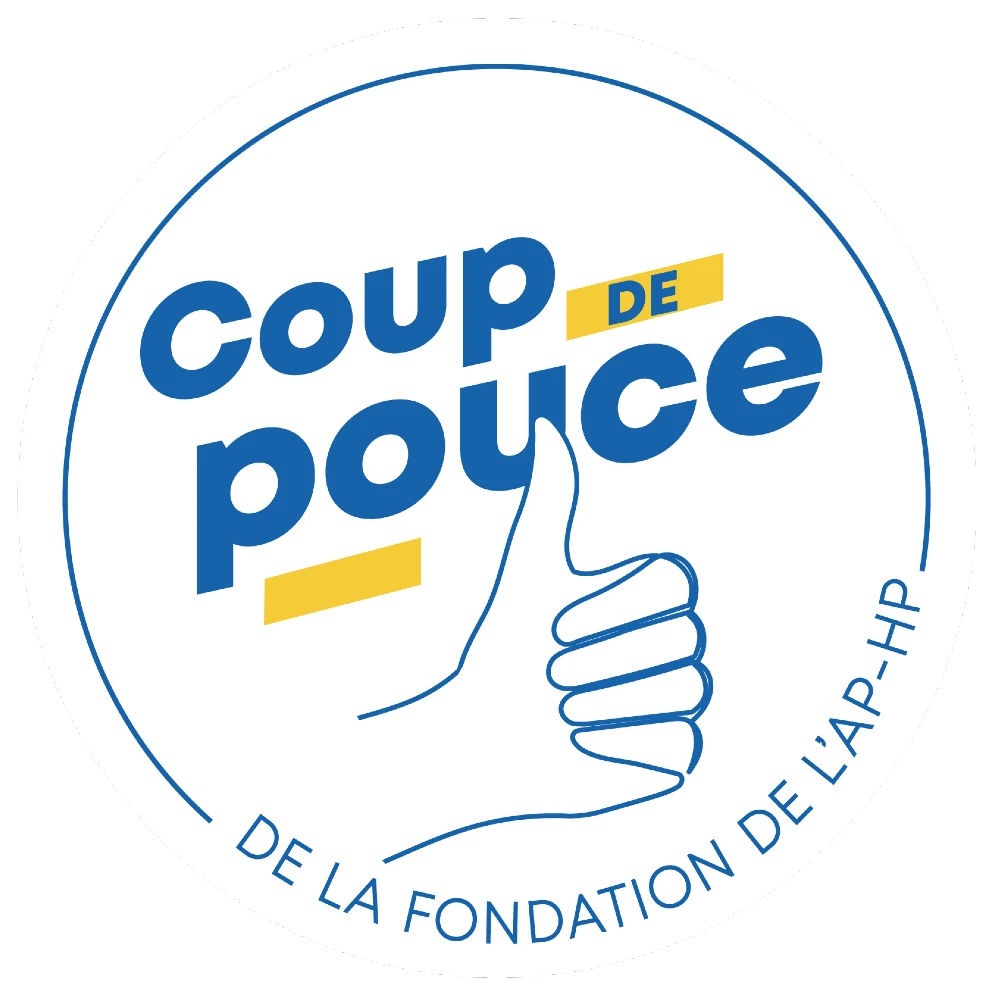 Logo coup de pouce fondation AP-HP